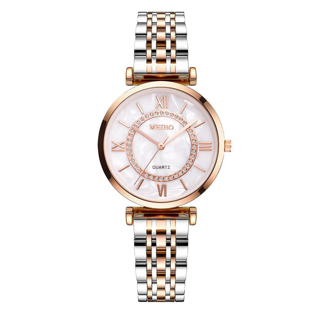 Kavıo Stylish Graceful Simple Gold Quartz Watch