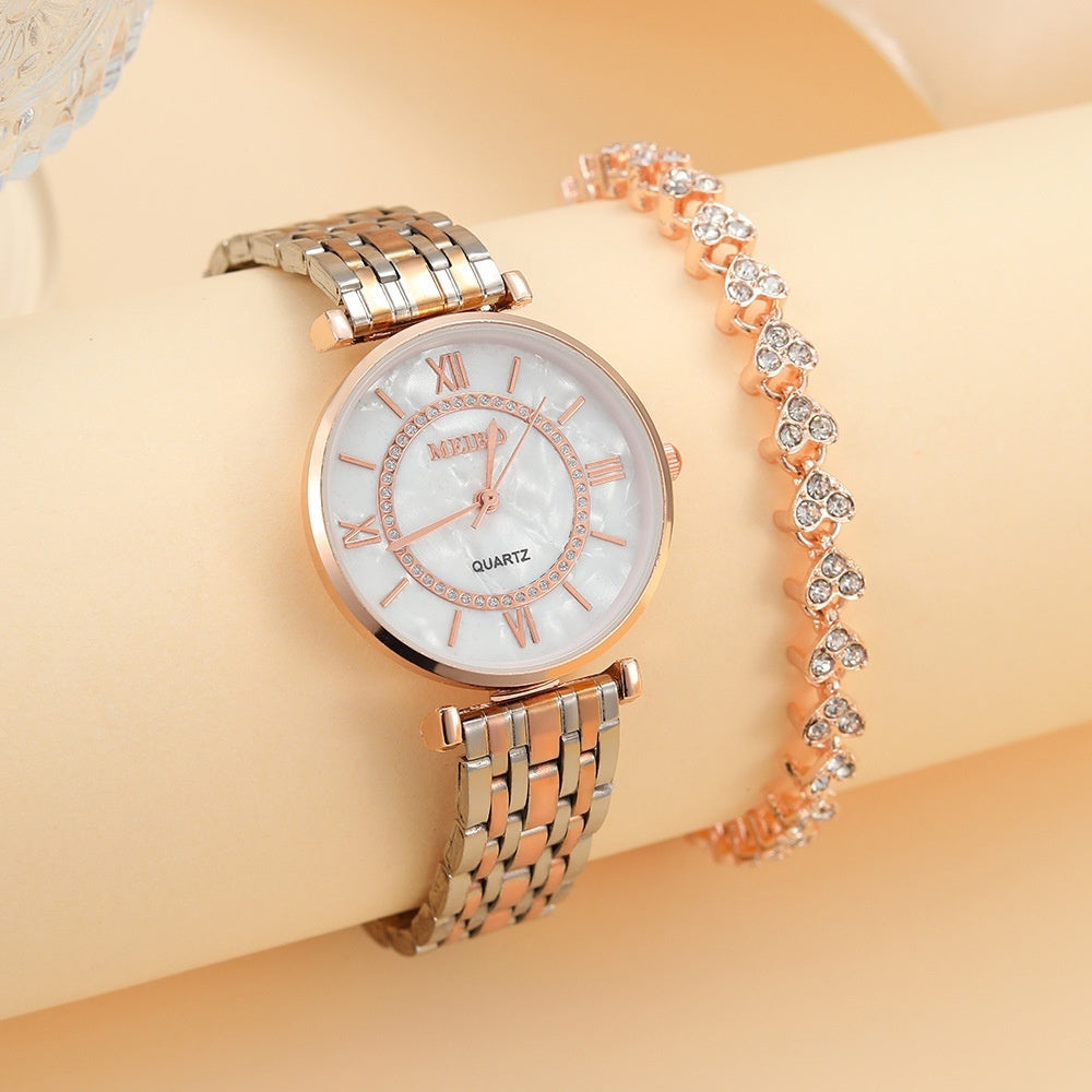 Kavıo Stylish Graceful Simple Gold Quartz Watch