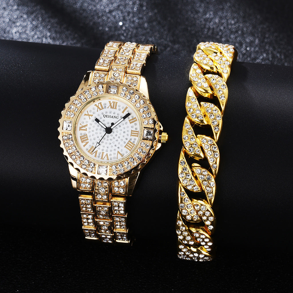 Kavio New Women's Suit Bracelet Fashion Exquisite With Diamond English Watch