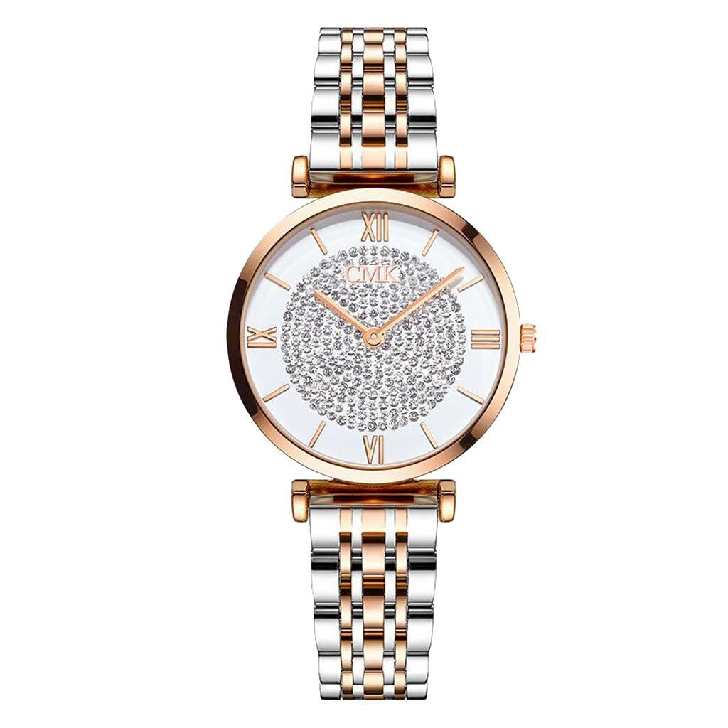 Kavıo Stylish Graceful Simple Gold Quartz Watch