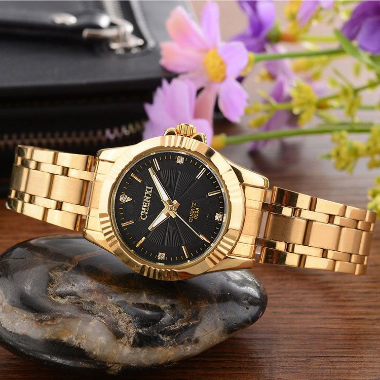 Kavio Luxury Brand Man Gold Dress Watches Stainless Steel