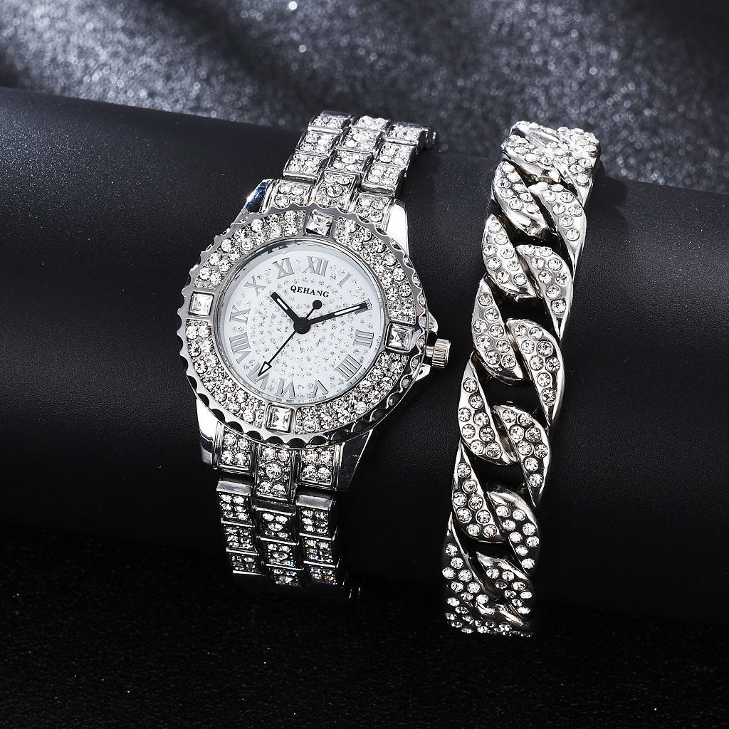 Kavio New Women's Suit Bracelet Fashion Exquisite With Diamond English Watch