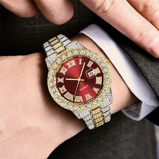 Kavio Men's Fashion Personality Affordable Luxury Alloy Watch